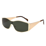 HJ2120 - Oversize Rectangle Wrap Shield Flat-Top Wholesale Sunglasses