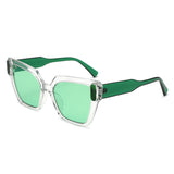 HS1392 - Oversize Angular Square Cat Eye Wholesale Sunglasses