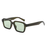 S1260 - Square Bold Retro Flat Top Wholesale Sunglasses