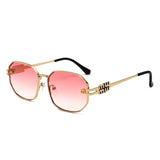 HJ2153 - Women Metal Octagon Square Sunglasses