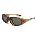 HS2236 - Retro Y2K Oval Wrap Wholesale Sunglasses
