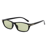 HS2242 - Slim Rectangle Color Tint Narrow Wholesale Sunglasses
