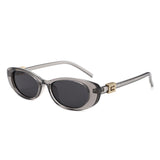 HS2210 - Slim Retro Oval Fashion Narrow Women Wholesale Sunglasses
