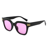 HS1363 - Square Retro Chunky Fashion Wholesale Sunglasses