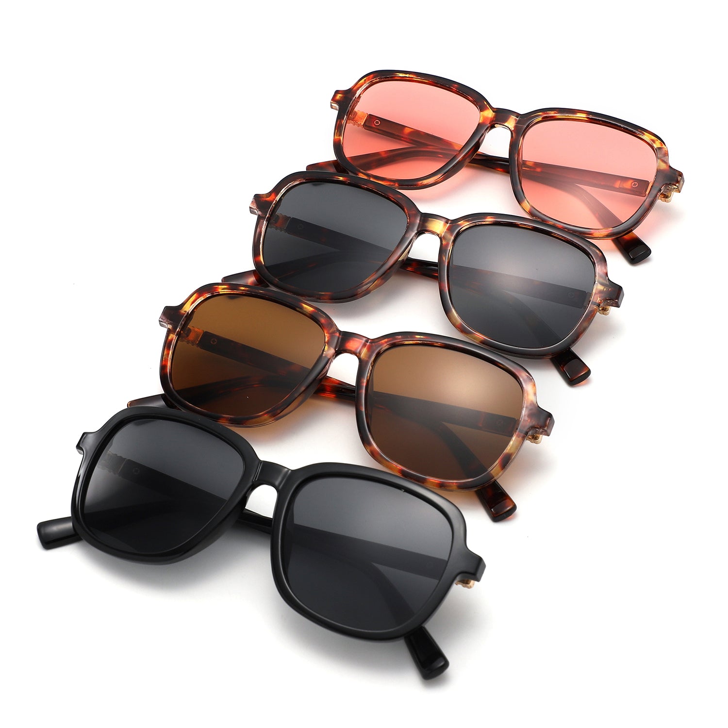 HS1419 - Women Retro Square Fashion Sunglasses - Iris Fashion