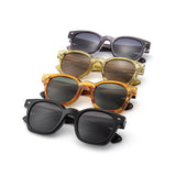 PIC3002 - Retro Square Polarized Curved Modern Fashion Wholesale Sunglasses