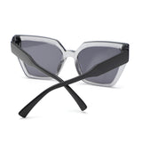 HS1392 - Oversize Angular Square Cat Eye Wholesale Sunglasses