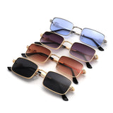 HJ2151 - Women Slim Rectangle Metal Fashion Sunglasses