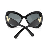 HS1387 - Oversize Bold Fashion Women Cat Eye Wholesale Sunglasses