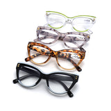HR1001 - Women Cat Eye Reading Glasses - Iris Fashion