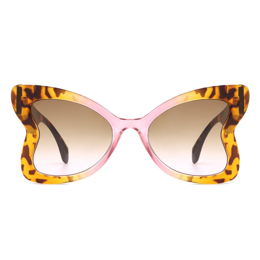 HS1284 - Women Oversize Butterfly Shape Fashion Cat Eye Wholesale Sunglasses