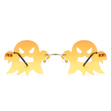 HW2035 - Rimless Party Scary Ghost Wholesale Sunglasses