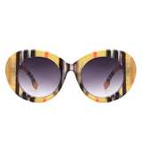 HS1279 - Oversize Round Women Oval Fashion Wholesale Sunglasses