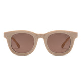 HS2227 - Classic Chunky Modern Square Tinted Wholesale Sunglasses