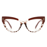 HS1304 - Women Double Tone Frame Anti Blue Light Wholesale Glasses - Iris Fashion