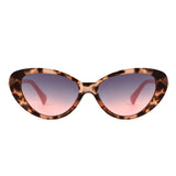 HS2201 - Vintage Cat-Eye Star-Temple Fashion Wholesale Sunglasses