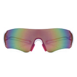 HS2263 - Rimless Performance Wraparound Shield Sport Sunglasses