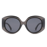 HS2189 - Oversize Luxurious Fashion Women Round Wholesale Sunglasses