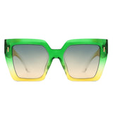 HS2166 - Fashion Square Chic Flat Top Women Wholesale Sunglasses