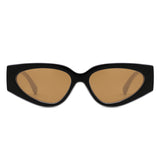 HS1365 - Retro Narrow 90s Inspired Bold Cat Eye Wholesale Sunglasses