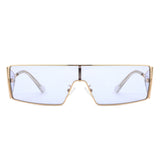 HJ3033 - Rectangle Retro Wrap Around Fashion Square Wholesale Sunglasses