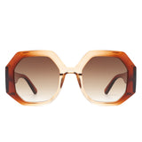 HS1225 - Retro Polygon Round Fashion Women Wholesale Sunglasses
