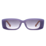 HS2232 - Chunky Retro Tinted Rectangle Wholesale Sunglasses