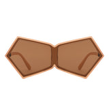 HS2175 - Irregular Square Fashion Geometric Oversize Wholesale Sunglasses