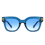 HS1363 - Square Retro Chunky Fashion Wholesale Sunglasses