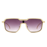 HJ2070 - Square Retro Geometric Fashion Oversize Wholesale Sunglasses