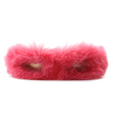 HS1152-2 - Y2K Wrap Around Fuzzy Fashion Furr Women Wholesale Sunglasses
