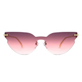 HS2199 - Women Chic Rimless Fashion Cat Eye Wholesale Sunglasses
