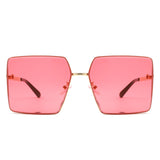HJ2112 - Square Oversized Sleek Fashion Women Wholesale Sunglasses