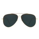 J1006 - Classic Brow-Bar Retro Fashion Wholesale Aviator Sunglasses