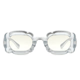 HS1268 - Square Thick Frame Geometric Irregular Fashion Wholesale Sunglasses