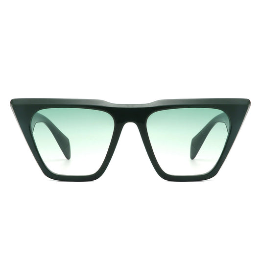S2125-1 - Retro Flat Top Square Fashion Cat Eye Wholesale Sunglasses