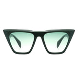 S2125-1 - Retro Flat Top Square Fashion Cat Eye Wholesale Sunglasses