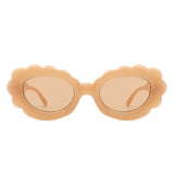 HS1307 - Women Round Cloud Tinted Fashion Oval Wholesale Sunglasses