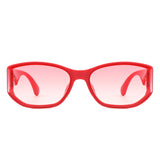 HS2173 - Square Curved Lens Wrap Around Wholesale Sunglasses