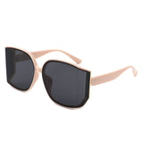 HS2163 - Oversize Square Curved Lens Butterfly Wholesale Sunglasses