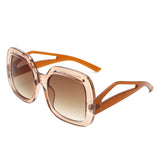 HS1231 - Women Square Large Double Frame Fashion Oversize Wholesale Sunglasses