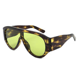 HS1360 - Retro Oversize Shield Wraparound Wholesale Sunglasses