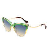 HJ3034 - Women Chic Oversize Fashion Cat Eye Wholesale Sunglasses