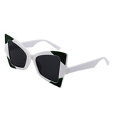 HS2203 - Geometric Cat Eye Vintage Fashion Women Wholesale Sunglasses