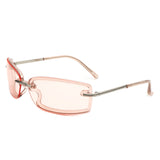 HS2149 - Rectangle Sleek Fashion Tinted Sports Color Pop Wholesale Sunglasses