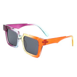 HS1262 - Square Geometric Fashion Flat Top Wholesale Sunglasses