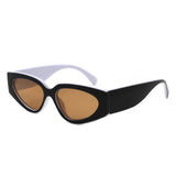 HS1365 - Retro Narrow 90s Inspired Bold Cat Eye Wholesale Sunglasses