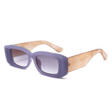 HS2232 - Chunky Retro Tinted Rectangle Wholesale Sunglasses