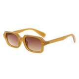HS1432 - Slim Rectangle Narrow Fashion Sunglasses