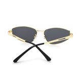 HJ2134 - Women Slim Ribbed Temple Cat Eye Wholesale Sunglasses